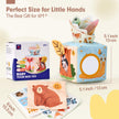 hahaland Baby Tissue Box Toy - Montessori Baby Toys 6-12 Months, Mirror Sensory Toys for Babies 12-18 Months, Boy Girl Gifts for 6M+ 🍁 All In One Marketplace Canada