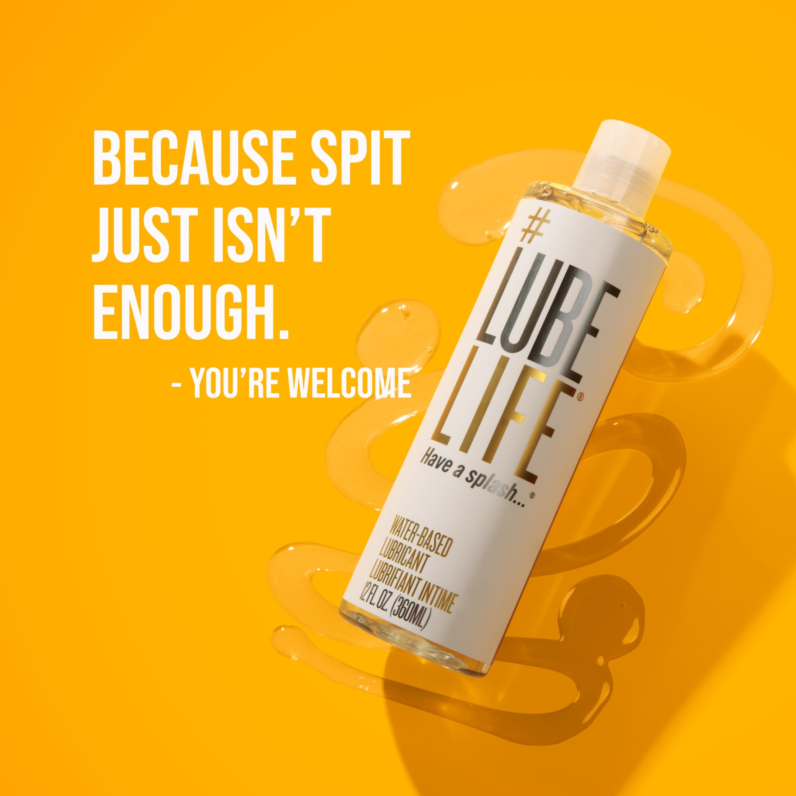 Lube Life Water-Based Personal Lubricant, Lube for Men, Women and Couples, Non-Staining, 12 Fl Oz (360 mL) 🍁 All In One Marketplace Canada
