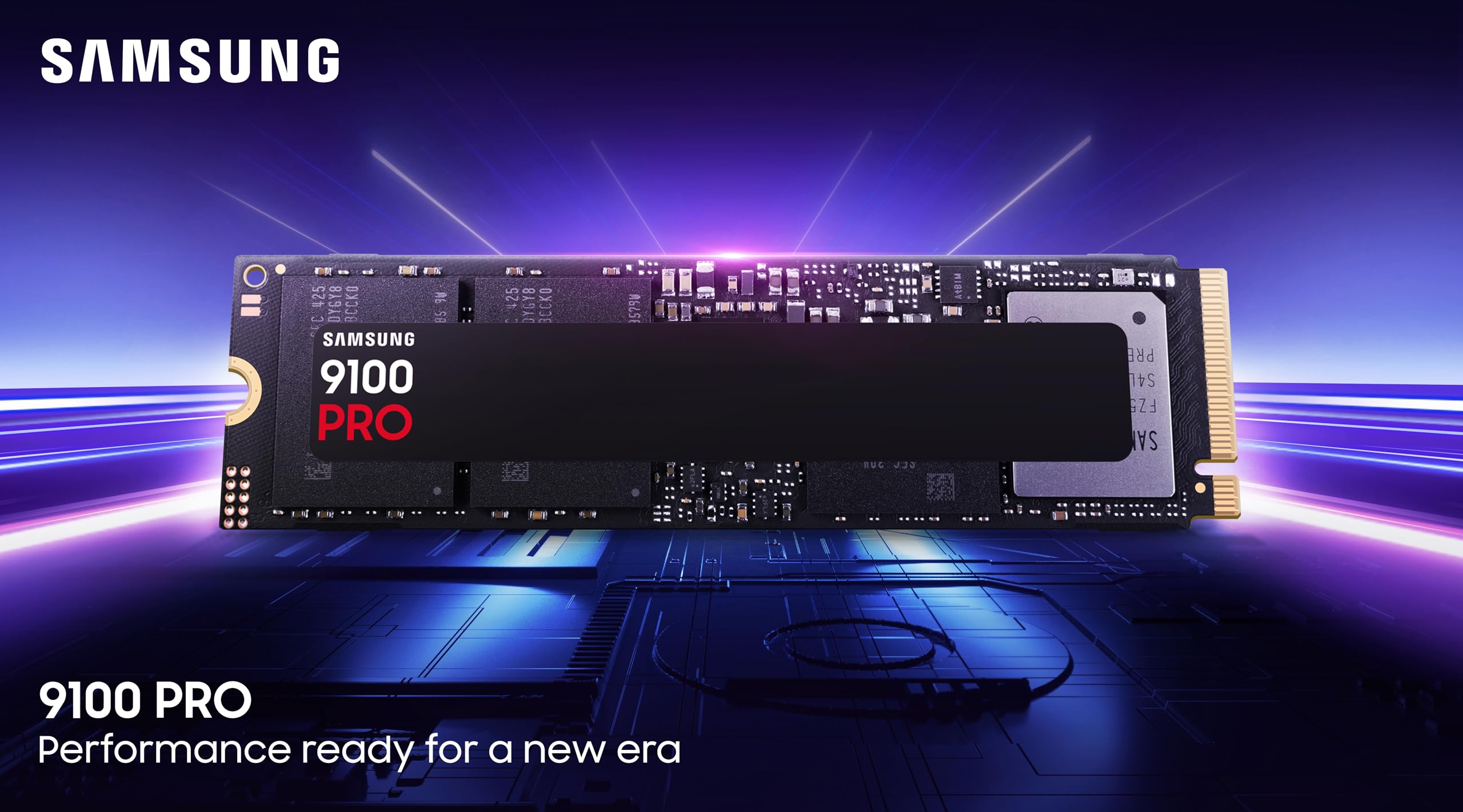 Samsung 9100 PRO Series - 1TB PCIe 5.0 x4, NVMe 2.0, M.2 Internal SSD, Up to 14,700MB/s, Fast Speed, Thermal Contorl, MZ-VAP1T0B/AM [Canada Version] 🍁 All In One Marketplace Canada