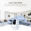 360° View 2K Pet Camera with Phone App 2 Pack, Indoor Security Camera, Baby Monitor, Motion Tracking, Pan/Tilt, Night Vision, Two-Way Audio, Works with Alexa, 2.4G WiFi Only (P2T 2PC) 🍁 All In One Marketplace Canada