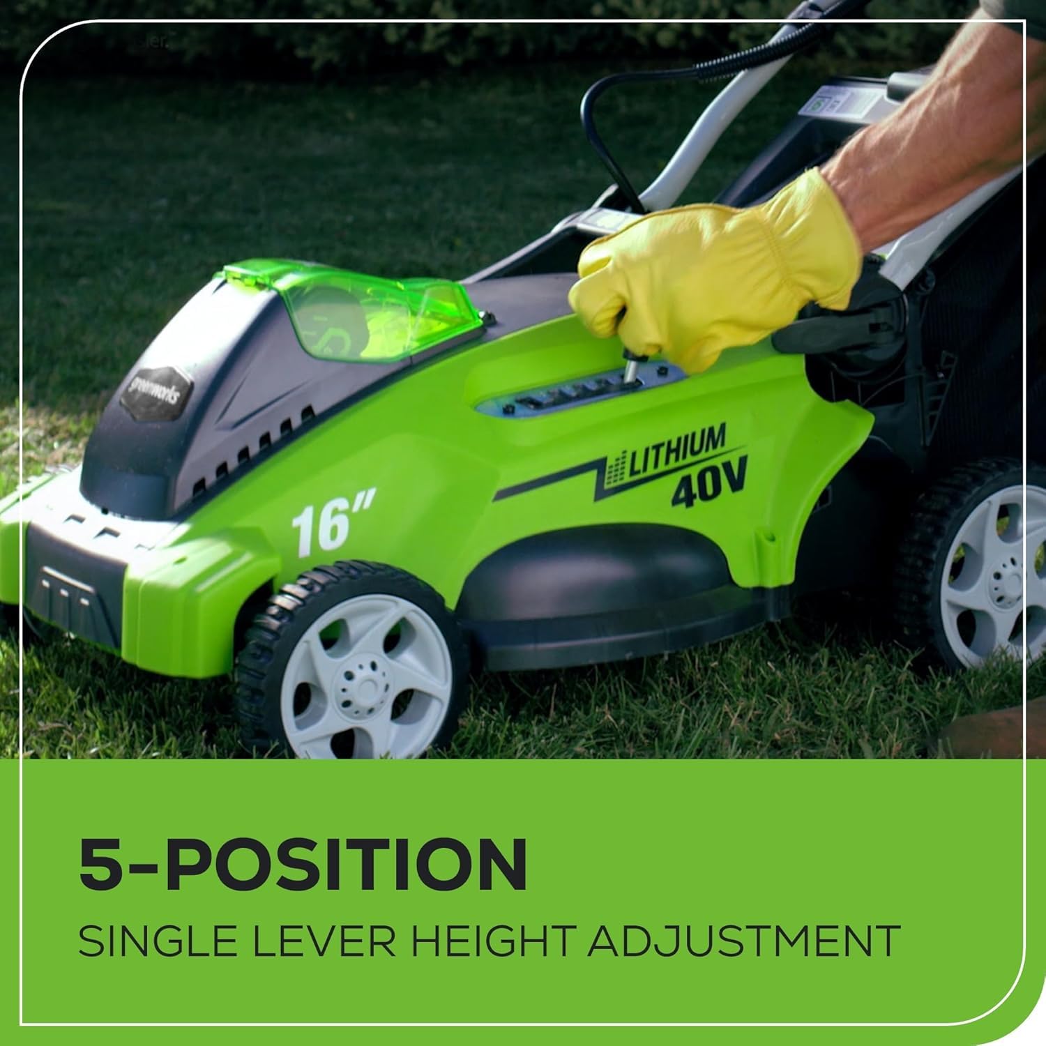Greenworks 40V 16-inch Cordless Lawn Mower, 4.0 Ah Battery and Charger Included 25242 🍁 All In One Marketplace Canada