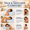 Mkicesky Orthopedic Memory Foam Pillow for Neck Pain, Cervical Neck Support Pillow for Side Back & Stomach Sleepers, Ergonomic Contour Bed Pillow with Cooling Washable Cover - Reading Pillow 🍁 All In One Marketplace Canada