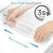 Vtopmart 8 Pack Drawer Dividers for Clothes, Adjustable 4