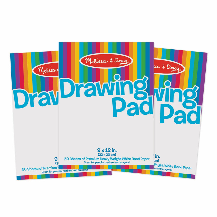 Melissa & Doug 9x12 Drawing Paper Pad 3-Pack 🍁 All In One Marketplace Canada