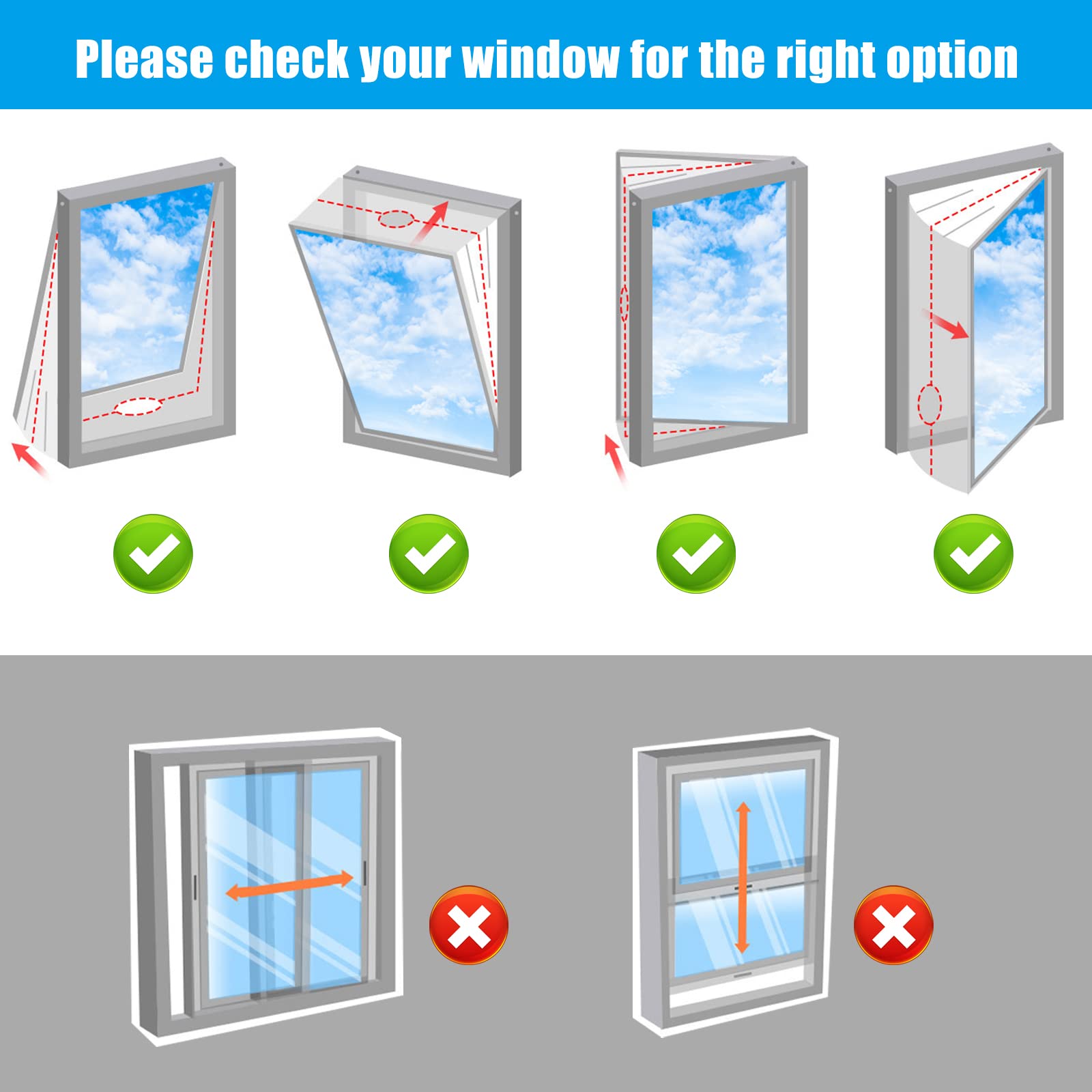 Adjustable Window Seal for Portable Air Conditioner, AC Heat Insulated Window Seal Easy to Install Universal Sealing Cloth for Window -3M 🍁 All In One Marketplace Canada