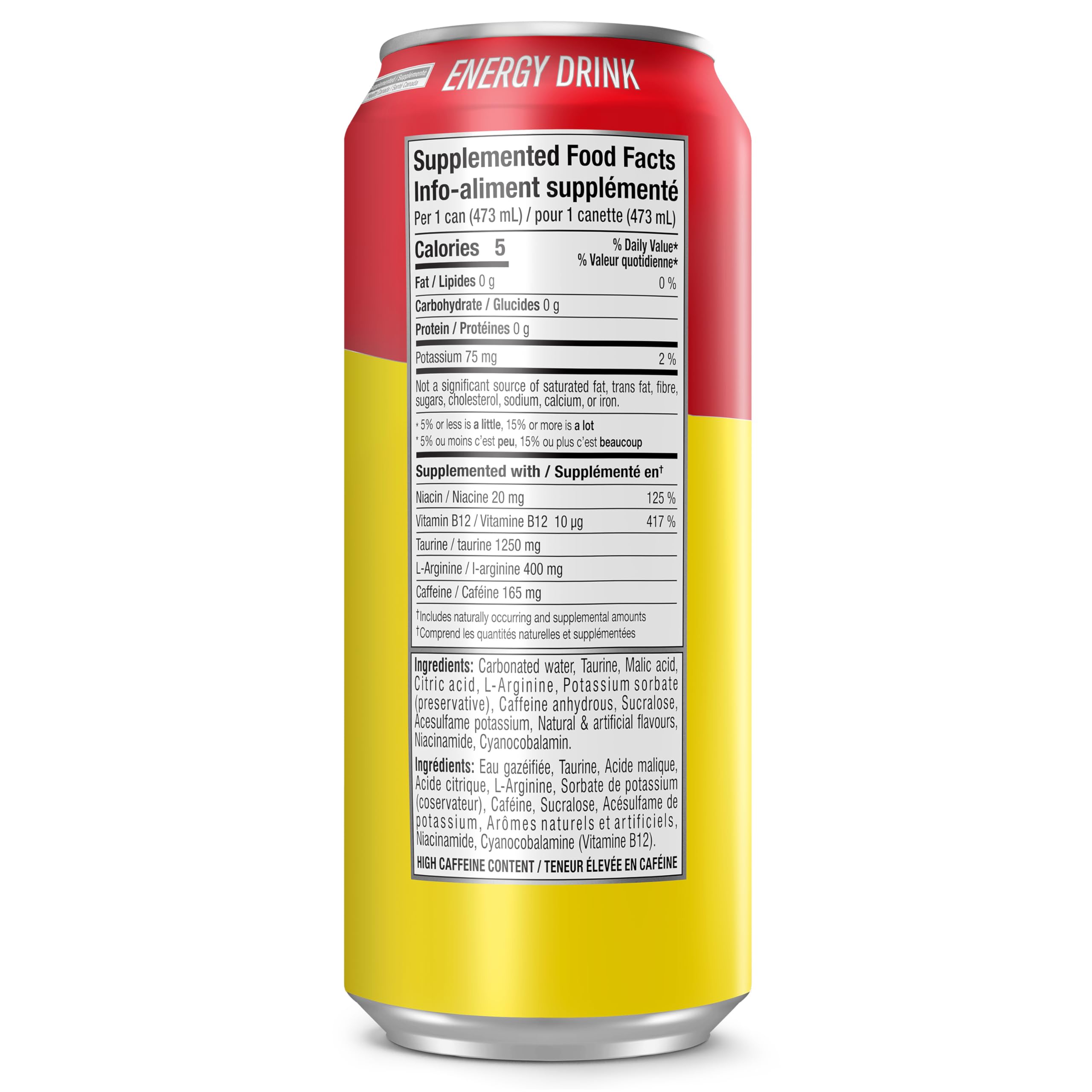 Cellucor C4 Performance Energy Drink, Strawberry Watermelon, Carbonated Sugar Free Drink with no Artificial Colours or Dyes, 473mL, 12 count 🍁 All In One Marketplace Canada