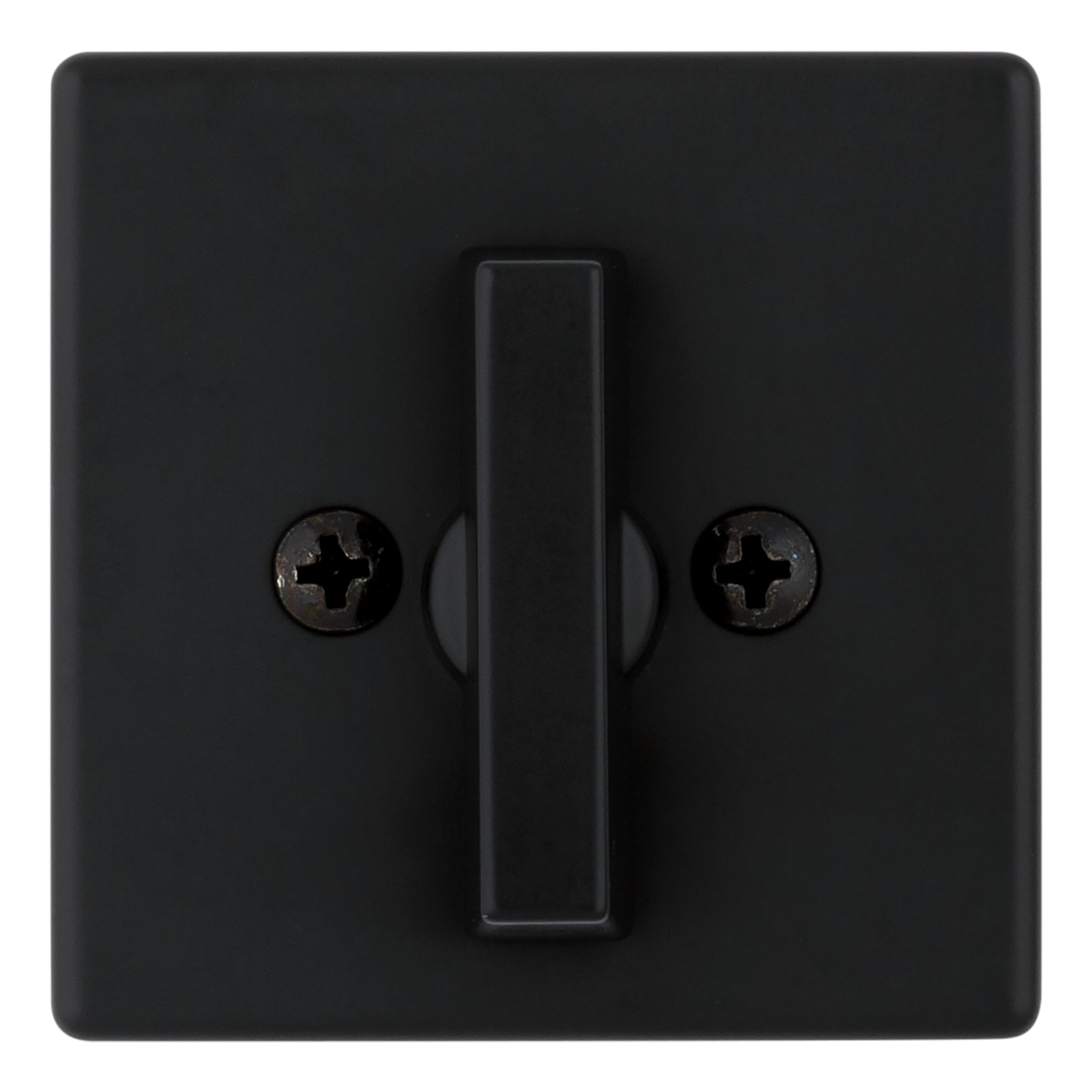 Weiser Elements Matte Black Square Deadbolt Lock, ANSI/BHMA Grade 3 Certified Front Door Lock, Kick Proof, Bump Proof & Anti-theft Exterior Door Lock with Key, Traditional Door Locks for Entry Door 🍁 All In One Marketplace Canada