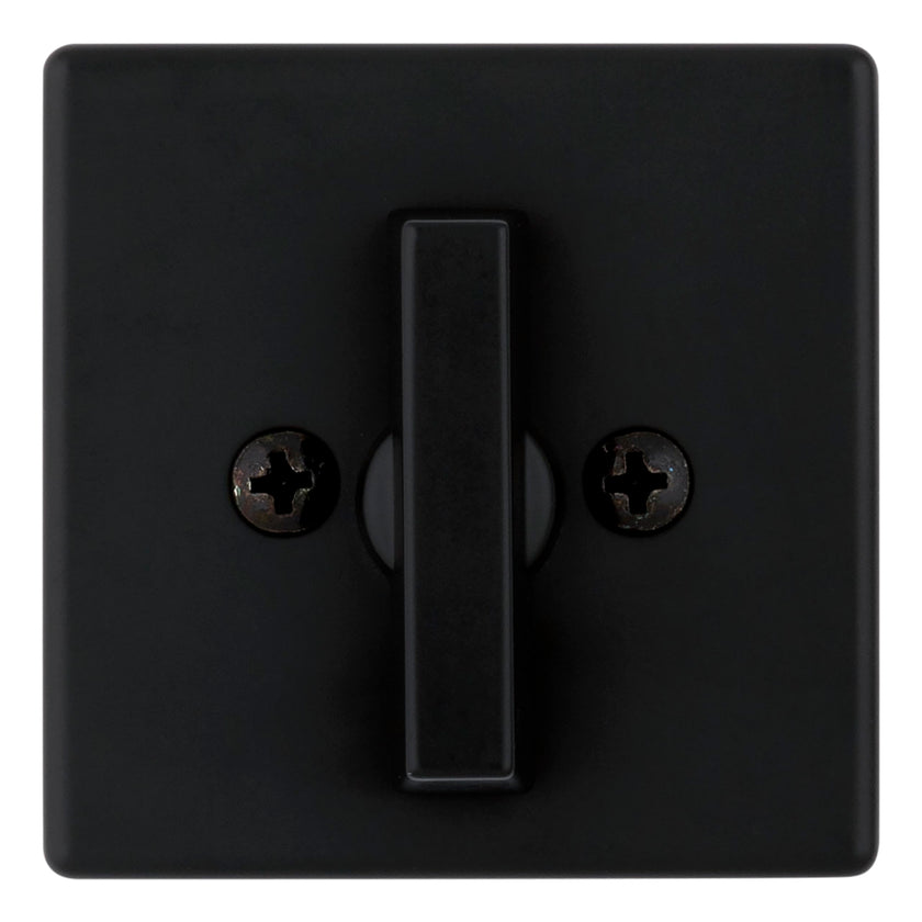 Weiser Elements Matte Black Square Deadbolt Lock, ANSI/BHMA Grade 3 Certified Front Door Lock, Kick Proof, Bump Proof & Anti-theft Exterior Door Lock with Key, Traditional Door Locks for Entry Door 🍁 All In One Marketplace Canada