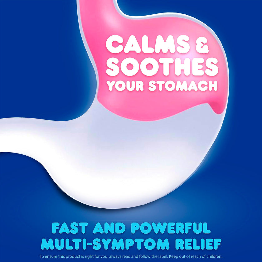 Pepto Bismol Extra Strength Liquid, Upset Stomach Relief, Diarrhea Relief, Heartburn, Nausea, Indigestion, Upset Stomach, Original Flavour, Pack of 2, 350mL each 🍁 All In One Marketplace Canada