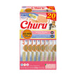 INABA Salmon Churu Cat Treats, Lickable, Squeezable Creamy Purée Cat Treat with Green Tea Extract & Taurine, 14 Grams Each Tube, 20 Tubes, Salmon & Tuna Variety Box 🍁 All In One Marketplace Canada