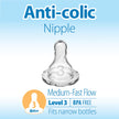 Dr. Brown's Original Nipple, Level 3 (6m+), 6 Count 🍁 All In One Marketplace Canada