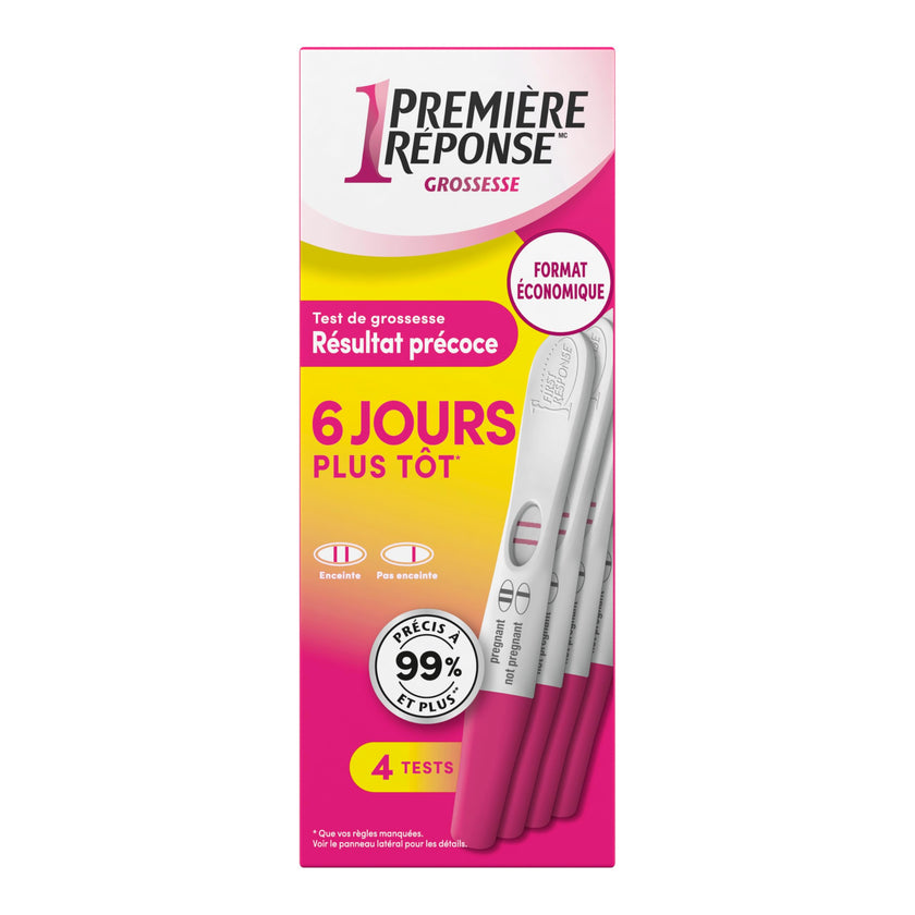 First Response Early Result - Pregnancy Test Kit - Detect Pregnancy 6 Days Sooner Than Your Missed Period - Over 99% Accurate - Analog (4 Count) 🍁 All In One Marketplace Canada