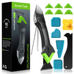 Caulking Tool 5 in 1 Silicone Caulking Grout Removal Sealant Finishing Tool with Grout Scraper, 6 Exchange Silicone Pads, Adhesive Residue Scraper Seam Repair Kit for Kitchen Bathroom 🍁 All In One Marketplace Canada
