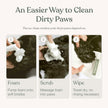 Dandylion Dog Paw Cleaner, Clean Paws, Dog Paw Washer, No Rinse Foam Cleaner for Dogs, Fragrance Free pH Balanced Foaming Washer with Silicone Brush, Pet Cleaning Supplies, 5 fl oz 🍁 All In One Marketplace Canada