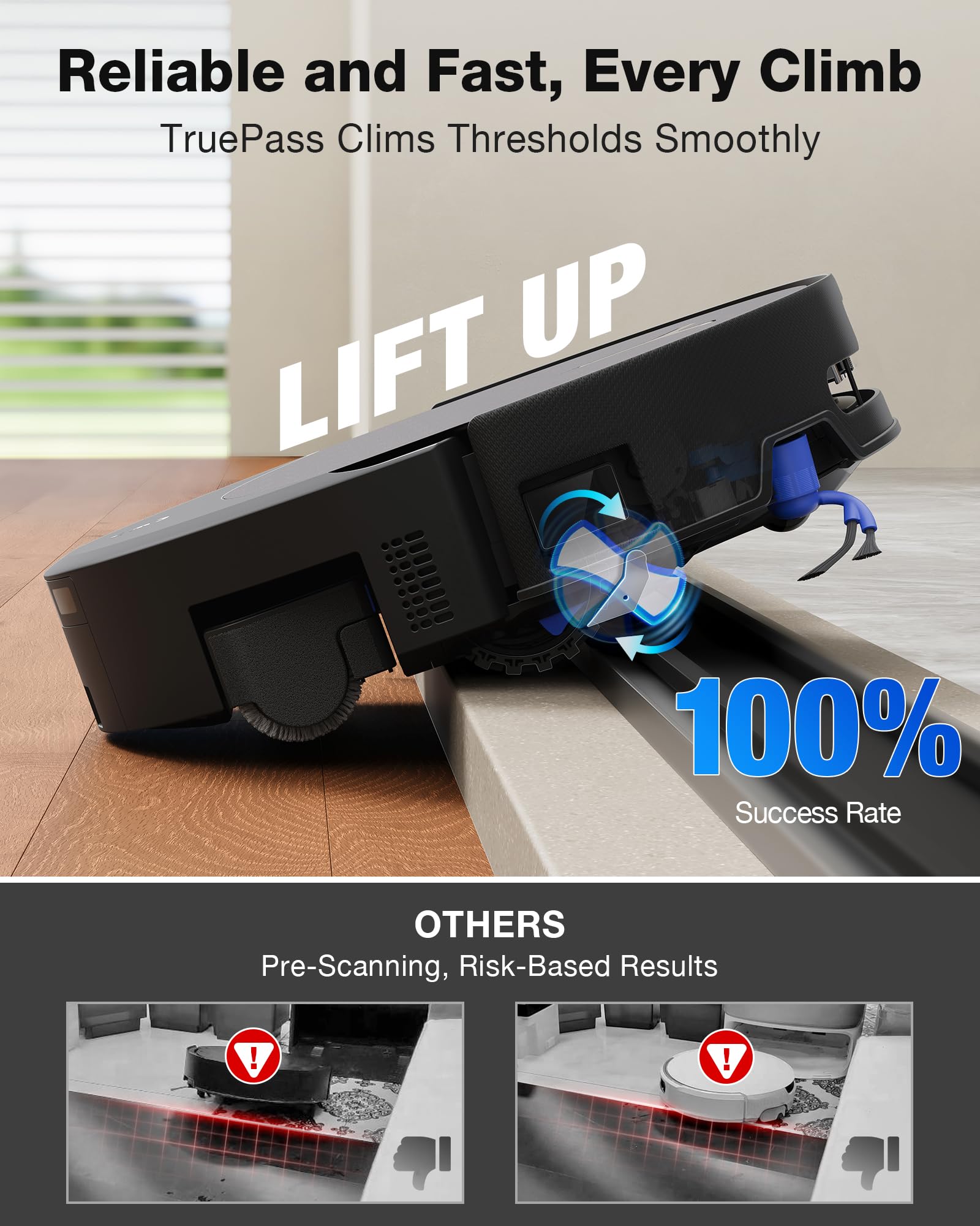 ECOVACS DEEBOT T90 PRO OMNI Robot Vacuum and Mop, 30,000Pa Suction, Instant Self-Cleaning OZMO Roller Mop, TruEdge Deep Edge Cleaning, ZeroTangle, Hot Water Wash & 145°F Air Dry, AI Obstacle Avoidance 🍁 All In One Marketplace Canada