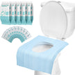 50 Pack Toilet Seat Covers Disposable - Waterproof 16x24 Inch Extra Large Individually Wrapped Toilet Seat Shields Travel Accessories for Adults Kids 🍁 All In One Marketplace Canada