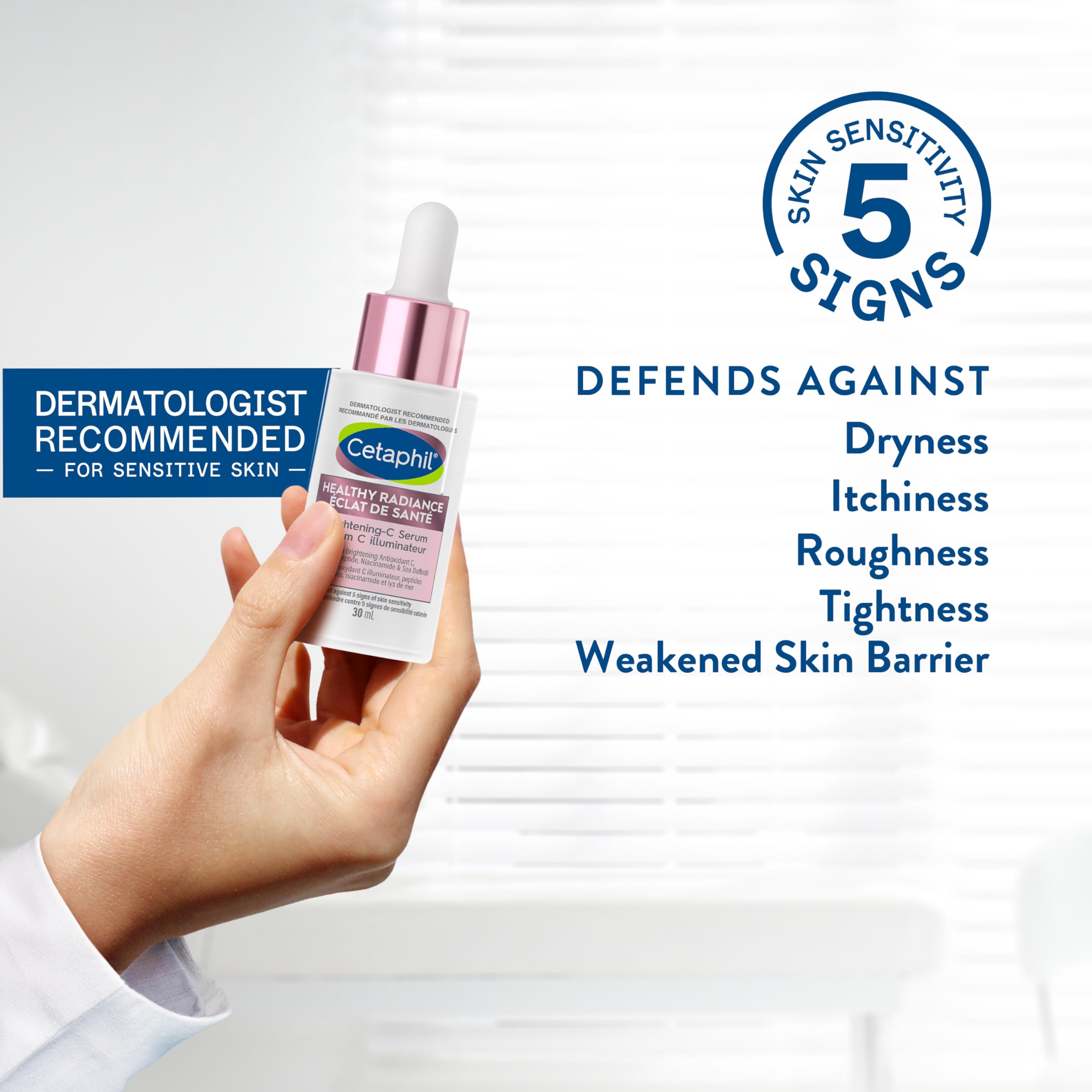 Cetaphil Healthy Radiance Brightening Serum for Face, Niacinamide Peptide Serum with Antioxidant C, Pore Minimizer for Dull Skin, Dermatologist Recommended, 30ml 🍁 All In One Marketplace Canada