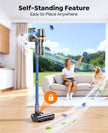 INTETURE Cordless Vacuum Cleaner, 650W 55KPA 70Mins (ECO) Vacuum Cleaners with LED Display, Self-Standing Cordless Vacuum, Anti-Tangle, Rechargeable Stick Vacuum for Home/Pet Hair/Carpet 🍁 All In One Marketplace Canada