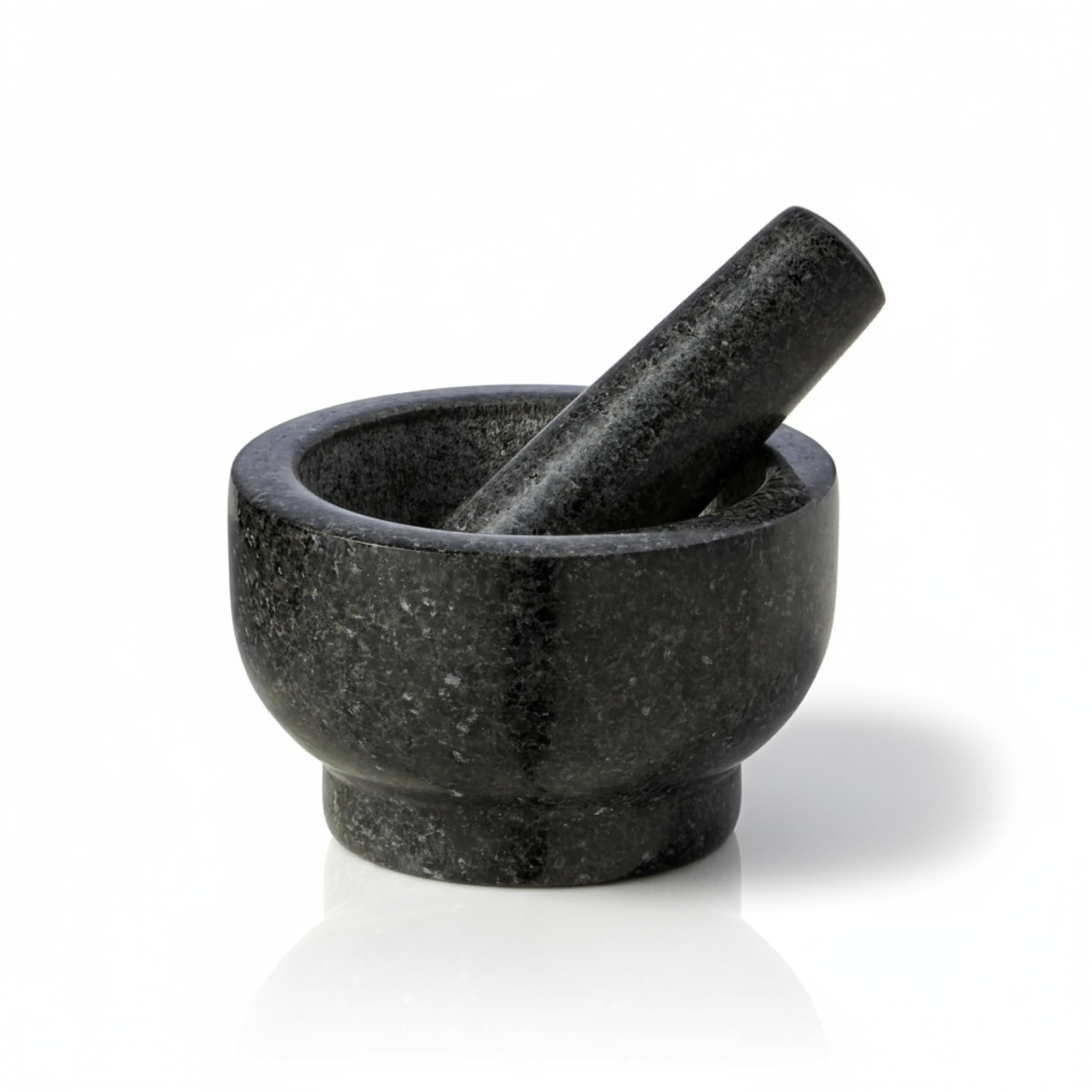 Lagostina Natural Granite Hand Mortar And Pestle, Manual Grinder, Perfect Crushing Herbs, Spices, 1.3 Cup Capacity, Durable And Easy To Clean, Gray, L413.4106.02 🍁 All In One Marketplace Canada