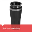 BLACK+DECKER Single Serve Coffee Maker, Includes One Dishwasher Safe Travel Mug (16oz), CM618C Black 🍁 All In One Marketplace Canada