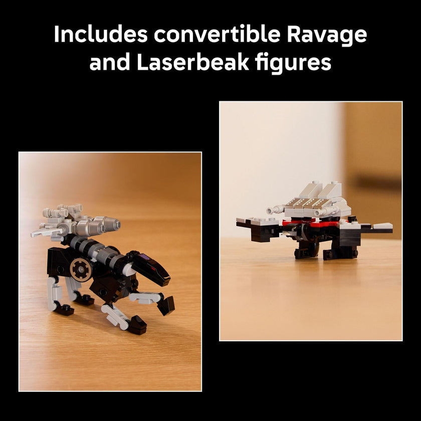 LEGO Icons Transformers: Soundwave - Building Set W/Sound Effects for Adults, 18+ - Model Kit W/Ravage & Laserbeak Figures - DIY Home Decor - Collectible Gift Idea for Sci-FI & Movie Fans - 10358 🍁 All In One Marketplace Canada