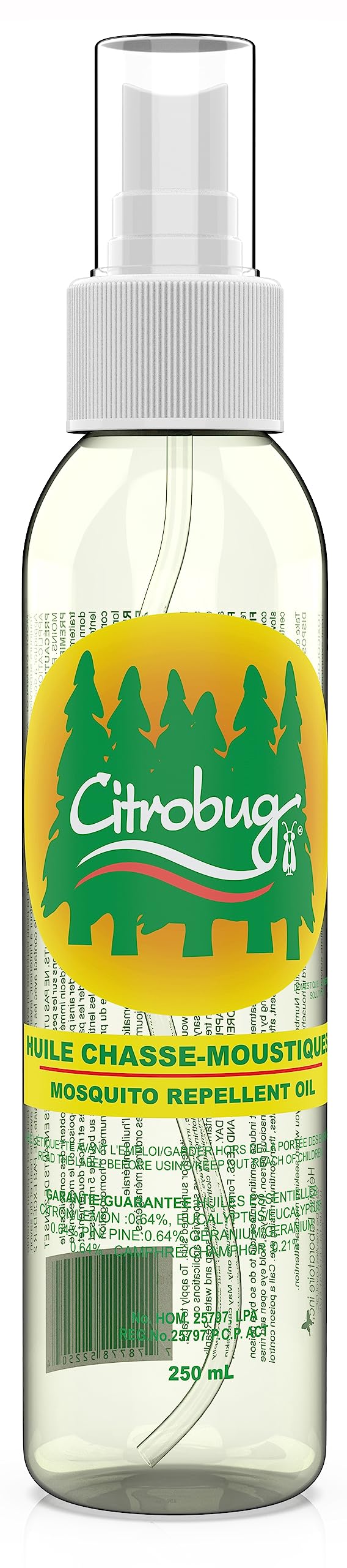 Citrobug All Natural Mosquito Repellent (250ml) Made with Essential Oils // Chasse-moustique à Base d'huiles essentielles, sans deet 🍁 All In One Marketplace Canada
