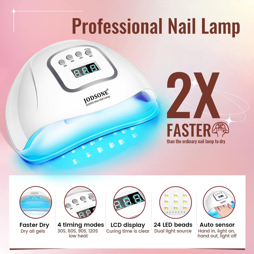 36 PCS Gel Nail Polish Kit with U V Light include 32 Colors Gel Polish Nail Soak Off Base No Wipe Top and Matte Top Coat Nail Polish Set Manicure Tools Lamp Gifts for Women 🍁 All In One Marketplace Canada