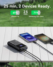 INIU Laptop Power Bank, 100W 25000mAh Portable Laptop Charger, Fast Charging USB C in&Out External Battery Pack, Travel Powerbank for Laptop MacBook iPad Steam Deck iPhone 17 16 Samsung S25 etc 🍁 All In One Marketplace Canada