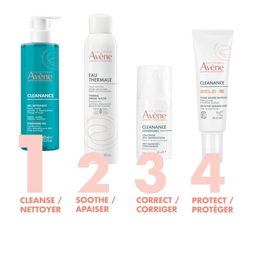 Eau Thermale Avene Cleanance Acne Cleansing Gel Face Wash, 400 mL 🍁 All In One Marketplace Canada