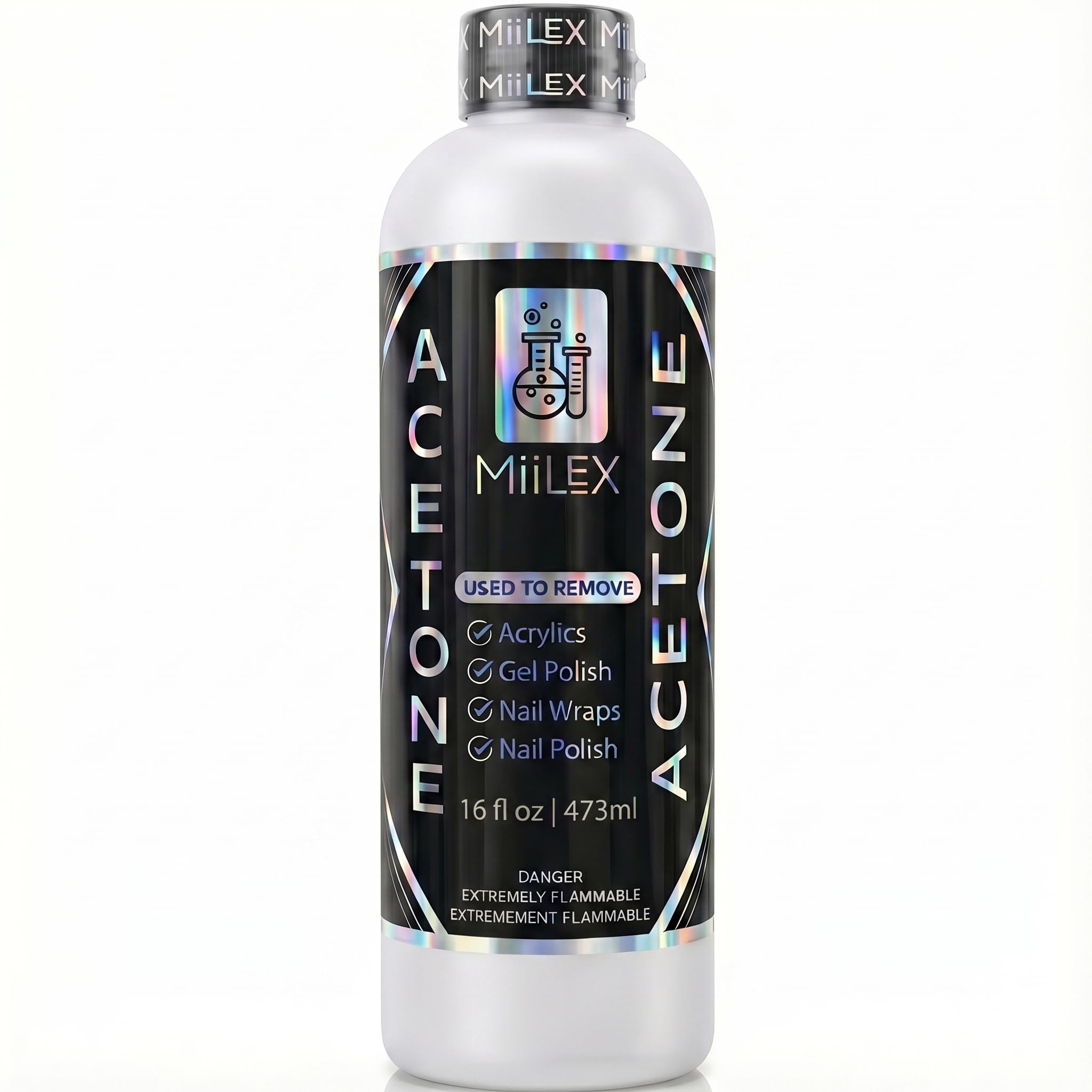 Acetone 16oz Made in Canada - Nail Polish Remover, Professional Strength Gel, Acrylic & Dip Remover – Fast Acting 🍁 All In One Marketplace Canada