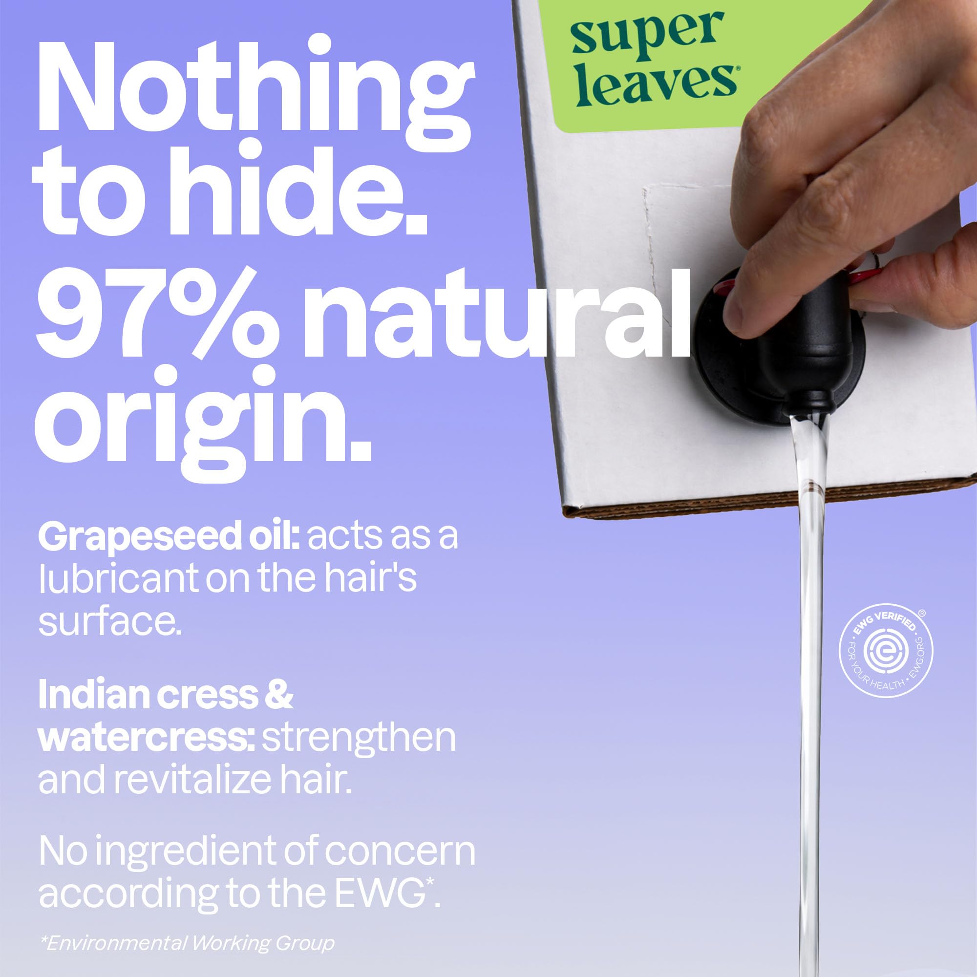 ATTITUDE Nourishing Hair Shampoo, Made in Canada, EWG Verified, For Dry and Damaged Hair, Naturally Derived Ingredients, Vegan and Plant Based, Grapeseed Oil and Olive Leaves, Bulk Refill, 2 Liters 🍁 All In One Marketplace Canada
