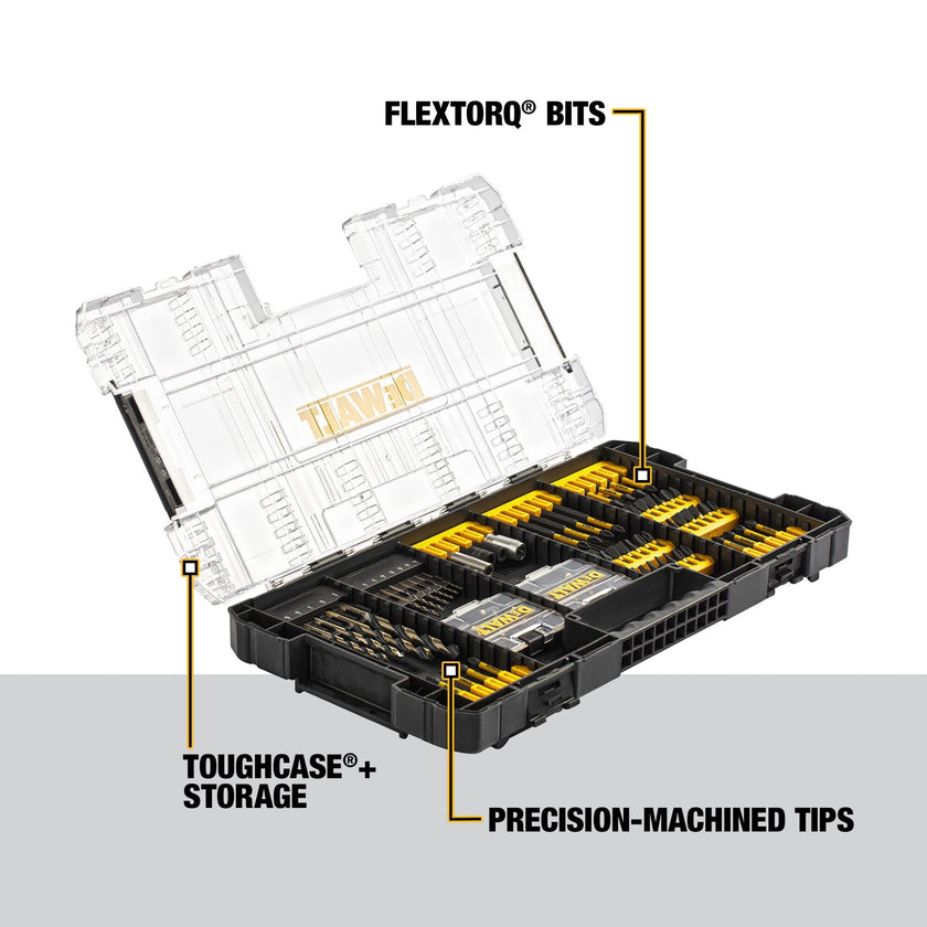 DEWALT FlexTorq 100-Piece Impact Driver Bit Set (DWANGFT100SET) 🍁 All In One Marketplace Canada