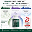 ALL-IN-ONE Magnesium Complex – Magnesium Glycinate (Bisglycinate) Chelated, L-Threonate & Taurate (200mg Elemental per Daily Dose) – Sleep, Stress, Muscle & Heart Support – High Absorption Magnesium Supplement – 180 Vegan Capsules – Made in Canada