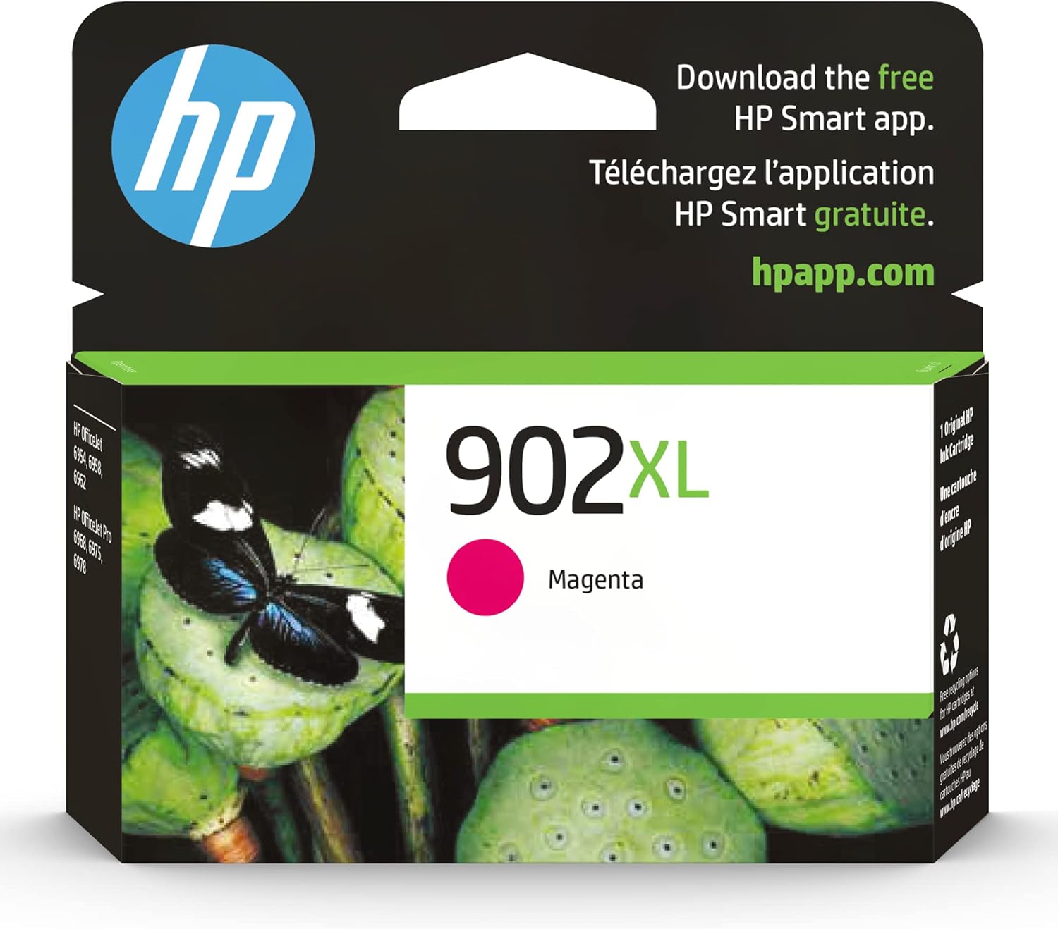 HP 902XL Magenta High Yield Original Ink Cartridge (T6M06AN)