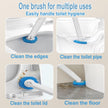 Ucaimao 2 Pack Disposable Toilet Brush and Holder Set,Extended Handle with 48 Cleaner Refills Toilet Brush for Toilet Bowl Cleaners,Bathroom Cleaning,Sink, Bathtub, Floor - Blue (Ocean Fresh Scent) 🍁 All In One Marketplace Canada