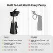 Manual Ear Wax Removal Kit - One-Hand Control Ear Cleaner Tool, Easy to Use Ear Irrigation Flushing System with Soft Silicone Tip for Effective & Safe to Clean Ear Built Up Wax Home Use(Black) 🍁 All In One Marketplace Canada
