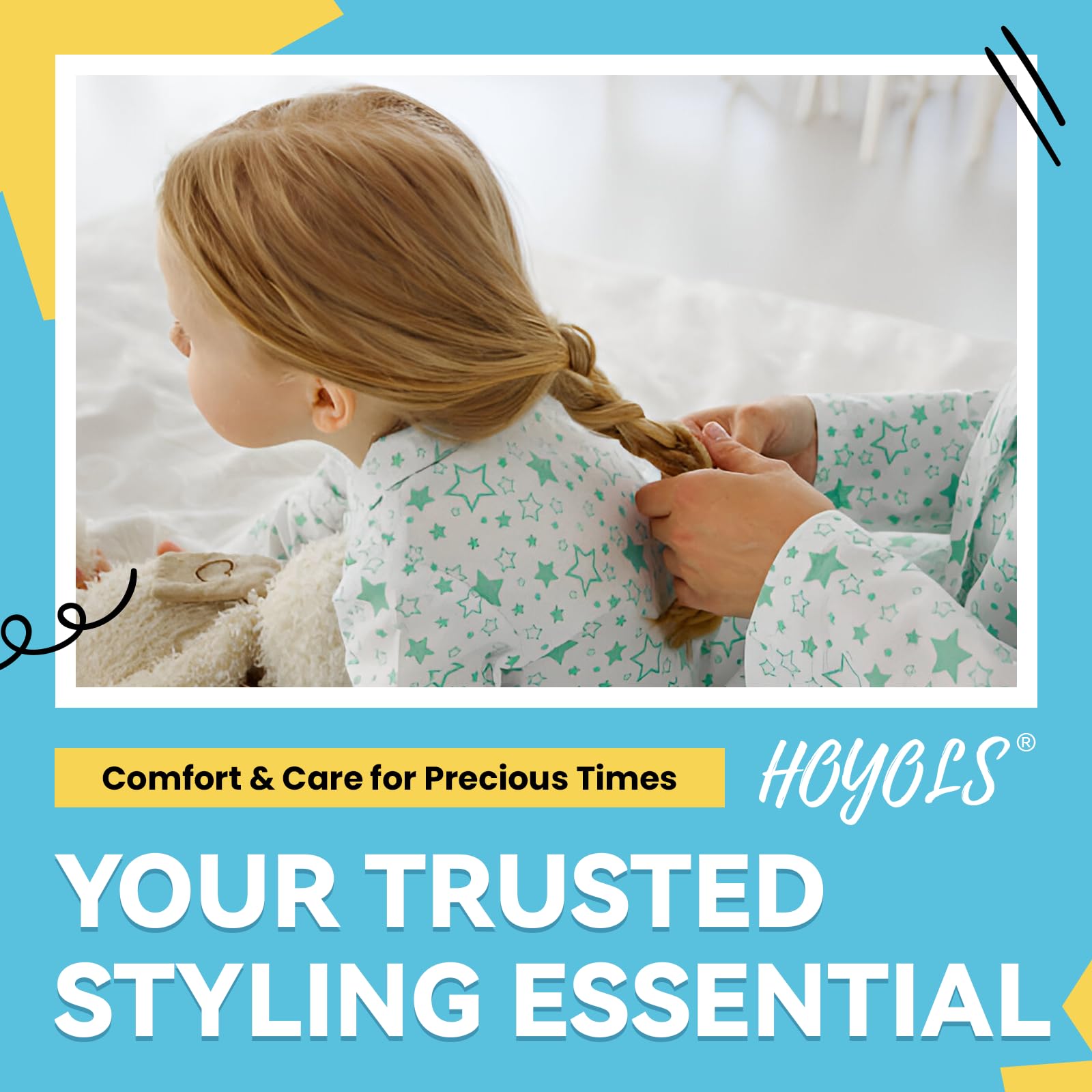 Hoyols Clear Hair Elastics 1500pcs, Strong Hold Small Mini Rubber Bands, No Damage No Crease Ponytail & Braids for Kids, Thick & Durable 🍁 All In One Marketplace Canada