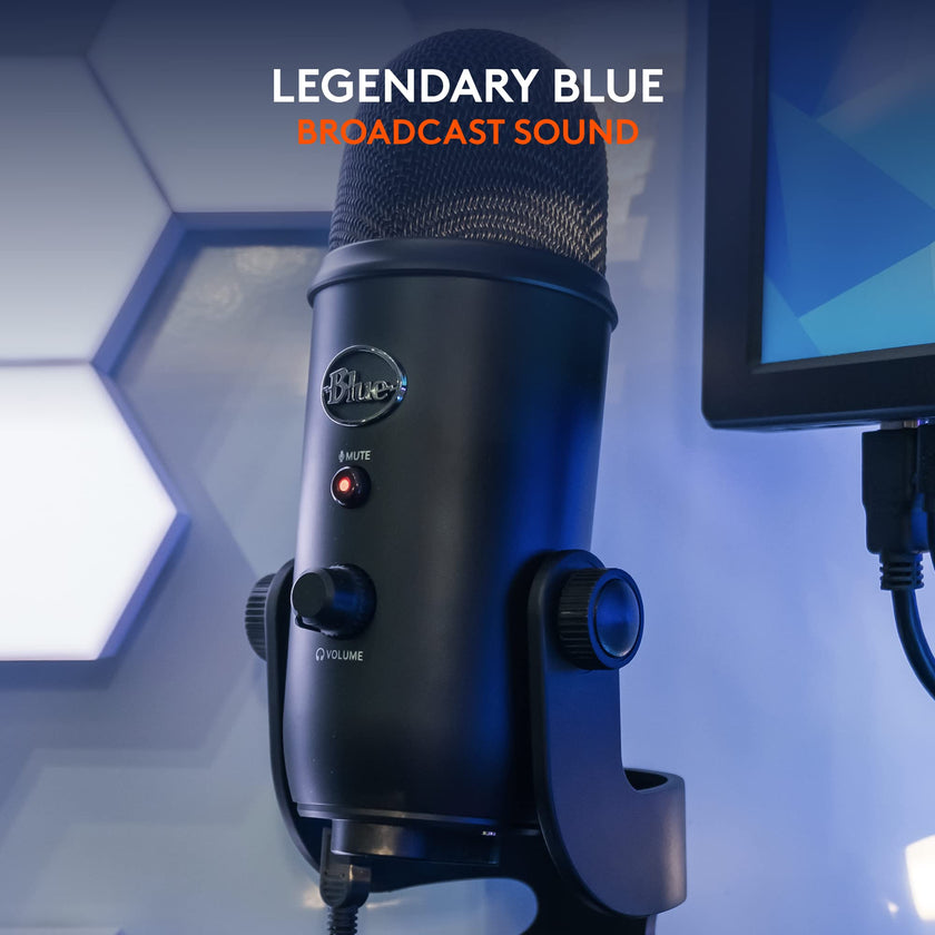 Logitech for Creators Blue Yeti USB Microphone - Blackout 🍁 All In One Marketplace Canada