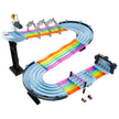 Hot Wheels Mario Kart Rainbow Road Raceway 8-Foot Track Set with Lights & Sounds & 2 1:64 Scale Vehicles, Race with 5-Track Colorful Course with 2 Configurations, Toy for Kids Ages 4 Years Old & Up 🍁 All In One Marketplace Canada