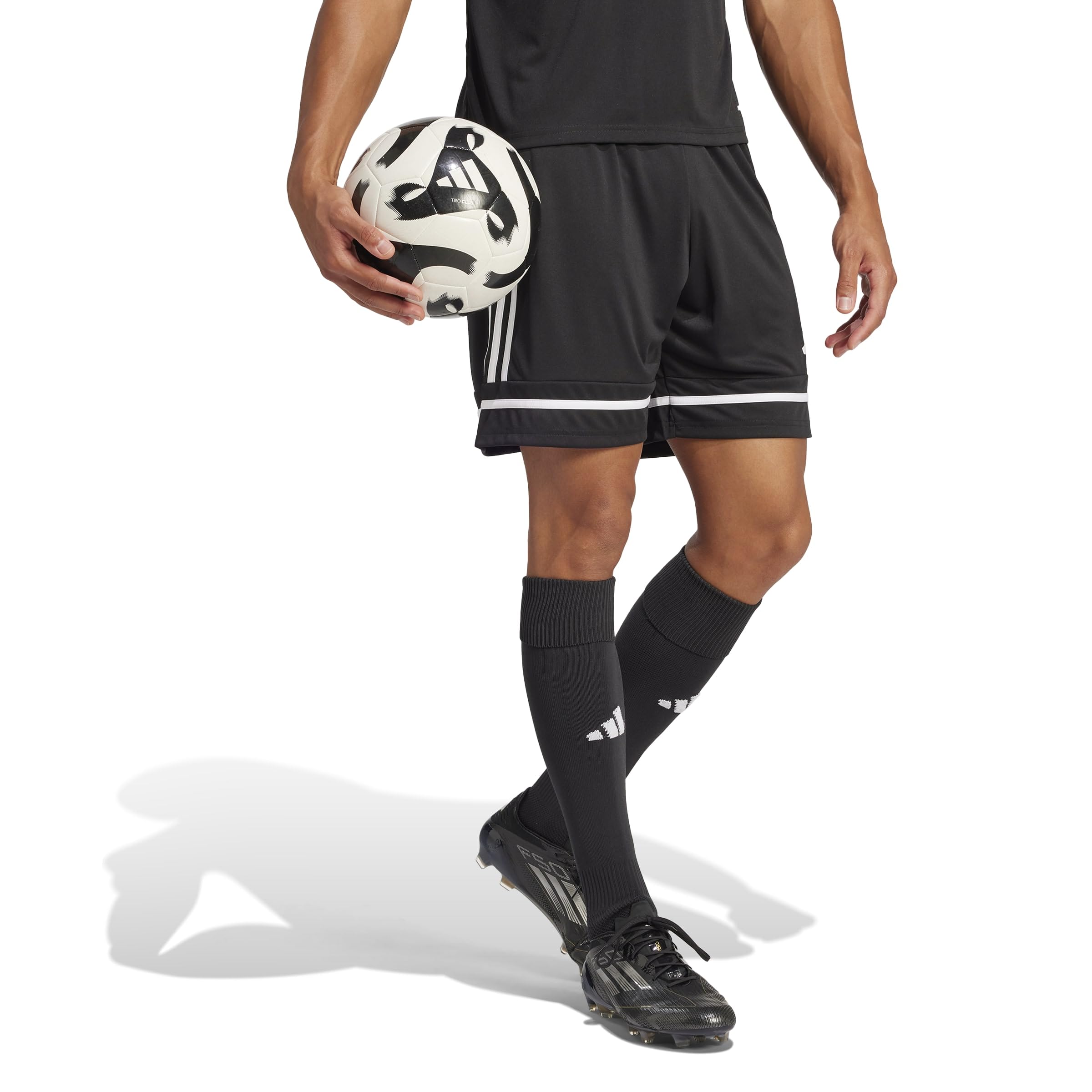 Adidas Men's Squadra 25 Shorts, Black/Black/White, Large 🍁 All In One Marketplace Canada