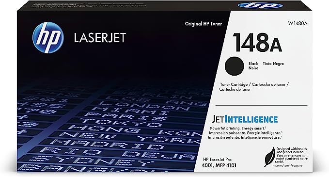 HP 148A Original LaserJet Toner Cartridge - Original Yield - Black