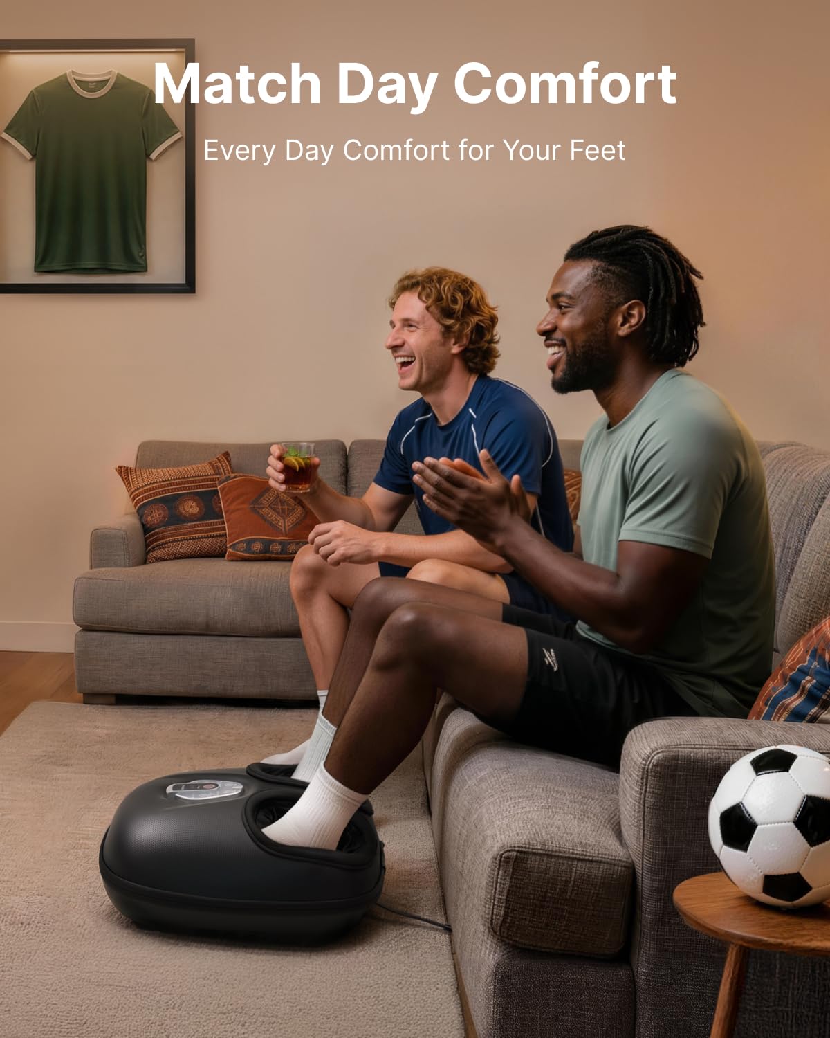 RENPHO Foot Massager with Heat, Deep Kneading Electric Shiatsu Foot Massager Machine with Wireless Remote Control, 3 Heating Levels & Air Compression, Birthday Gifts for Women Men 🍁 All In One Marketplace Canada