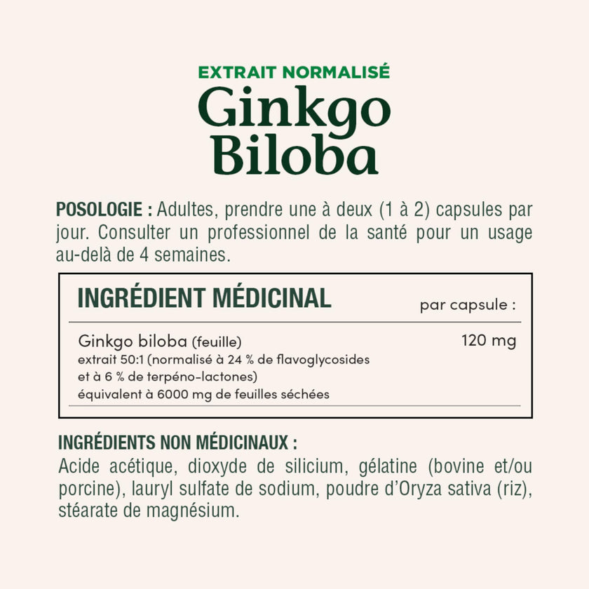 NATURE'S BOUNTY Gingko Biloba, 120 mg, Value Size, Helps to Enhance Cognitive Function, 180 Capsules, 78.5 g 🍁 All In One Marketplace Canada