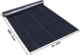 VEVOR 3FTx300FT Premium Weed Barrier Fabric Heavy Duty 3OZ, Woven Weed Control Fabric, High Permeability Good for Flower Bed, Geotextile Fabric for Underlayment, Polyethylene Ground Cover 🍁 All In One Marketplace Canada