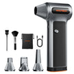 WOLFBOX MF200 Electric Air Duster with Removable Battery & 4 Nozzles, Cordless 3-Speed Adjustable Mini Blower for Computer Keyboard, Car Cleaning, Home, and Outdoor Use 🍁 All In One Marketplace Canada