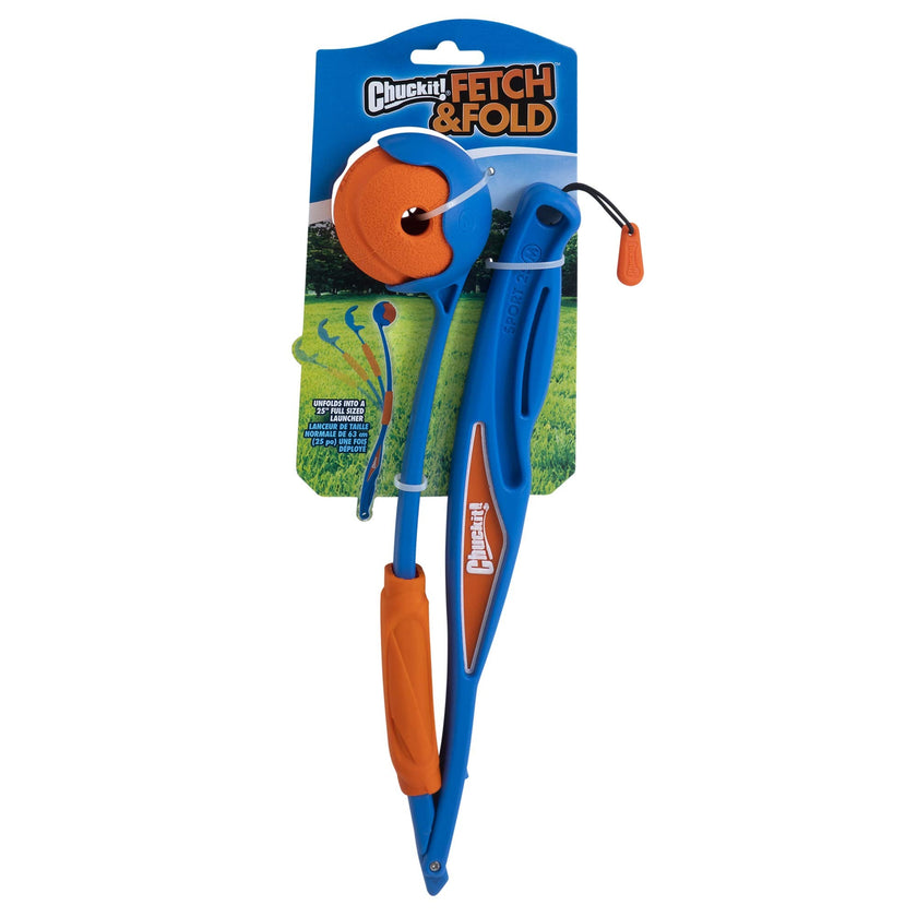 Chuckit! Fetch & Fold Launcher 25M, Compact Ball Launcher 🍁 All In One Marketplace Canada