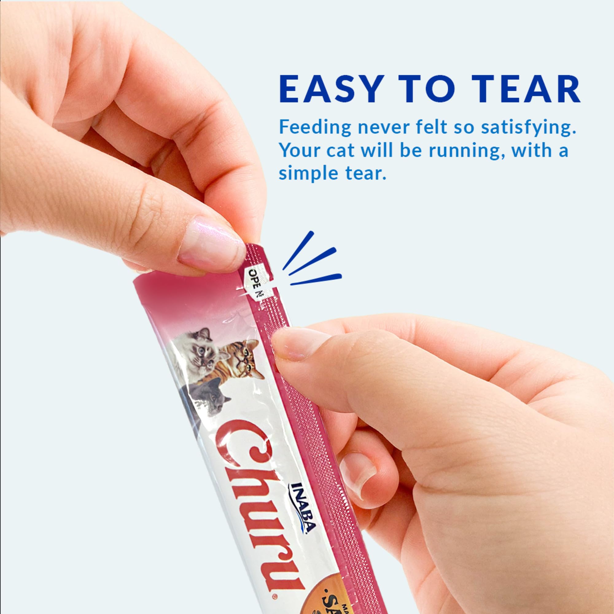 INABA Salmon Churu Cat Treats, Lickable, Squeezable Creamy Purée Cat Treat with Green Tea Extract & Taurine, 14 Grams Each Tube, 20 Tubes, Salmon & Tuna Variety Box 🍁 All In One Marketplace Canada