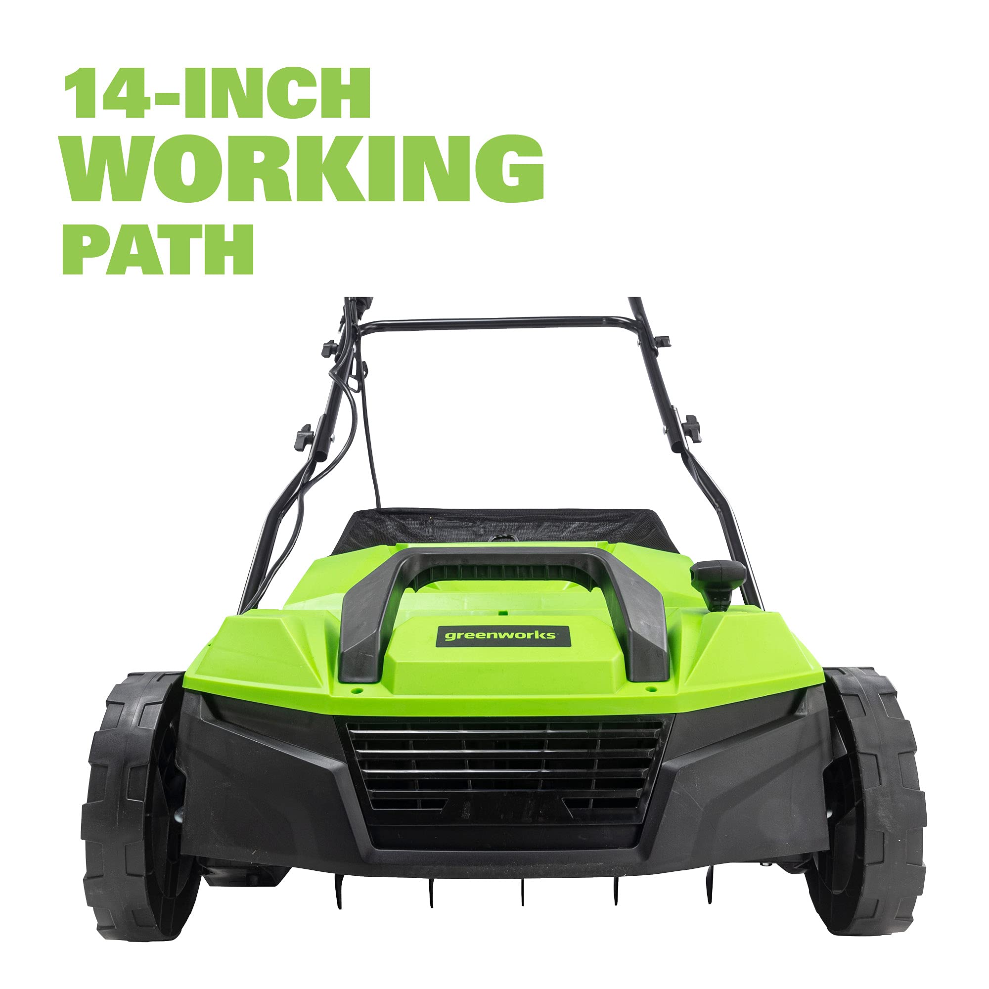 Greenworks 13 Amp 14-Inch Corded Dethatcher/Scarifier, DT13B00 🍁 All In One Marketplace Canada