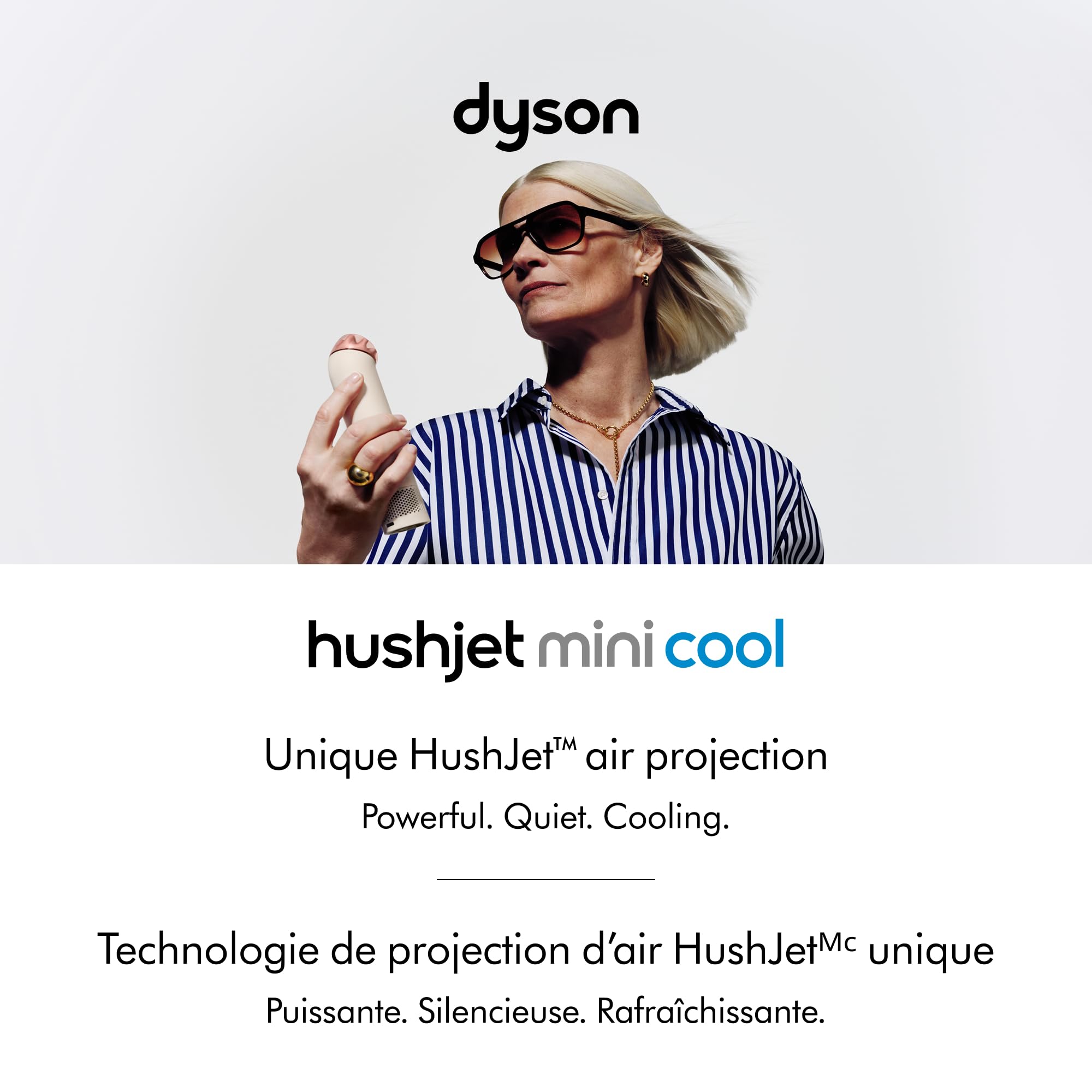 Dyson HushJet™ Mini Cool fan (Stone/Blush) 🍁 All In One Marketplace Canada