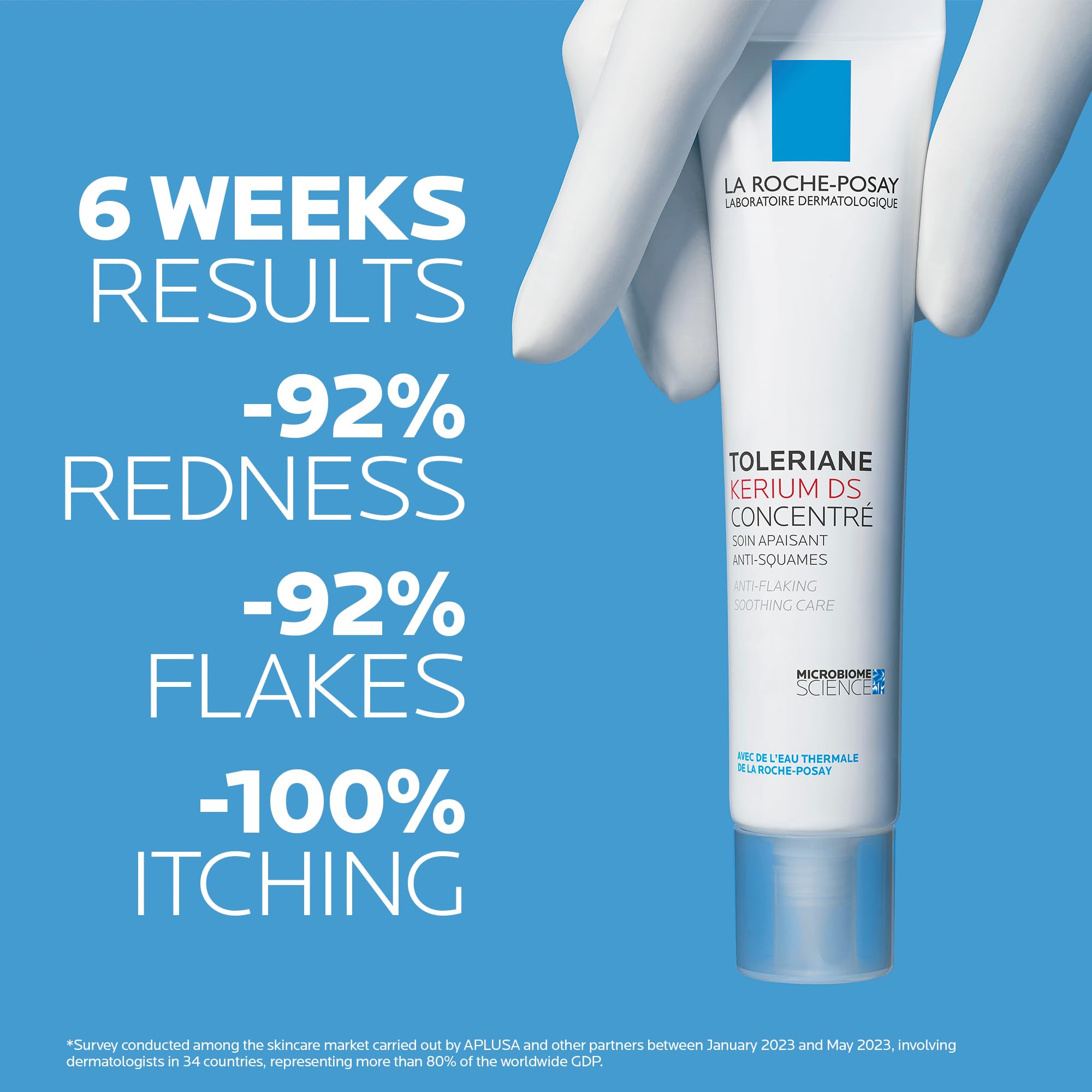 La Roche Posay Face Moisturizer, Toleriane Kerium DS Concentrate Moisturizer for Oily, Flaky, Red Skin. Hydrating Oil-Free Lotion, Suitable for Sensitive Skin & Dermatologist Recommended, 40mL 🍁 All In One Marketplace Canada